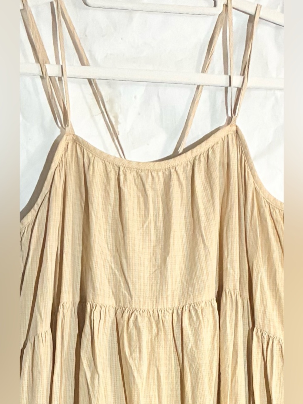 Everlane cotton Peasant Dress Sz M oversized Staple Billowy light Pockets - Picture 16 of 16